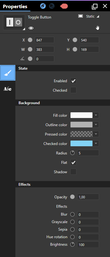 How to create a toggle button in Excel 