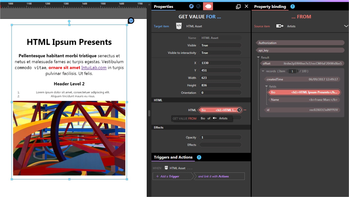 HTML Frame Asset – Intuiface Help Center