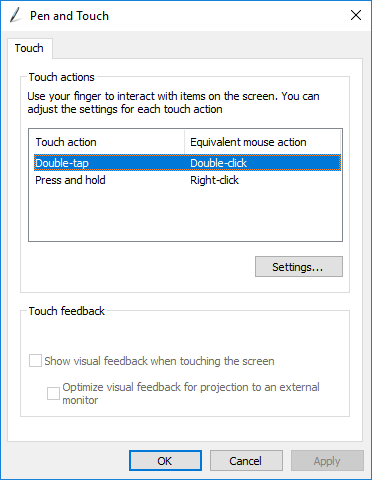 How to Enable the Touchscreen in Windows 10